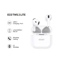 IDUSD--H105B Auriculares ECO TWS 5 Lite con Bluetooth 5.3, Larga Du...
