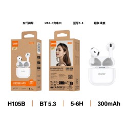 IDUSD--H105B Auriculares ECO TWS 5 Lite con Bluetooth 5.3, Larga Du...