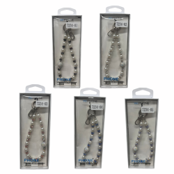 Lanyard de perlas para móvil colores elegantes y diseño práctico RE...
