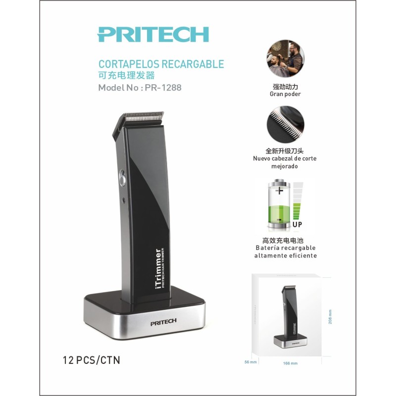 Máquina Cortapelo Batería Recargable PRITECH PR-1288