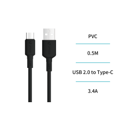 UNICO--CB1957 Cable A-C 3.4A 0.5M PVC