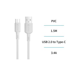 UNICO--CB1788 Cable A-C 3.4A 1.5M PVC