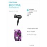 Secador de Viaje – Compacto, Mango Plegable, 2 Velocidades, Gancho ...