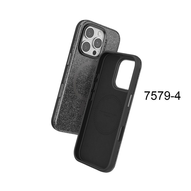PULOKA - Funda Magnética con Brillo Metálico Compatible con MagSafe
