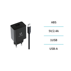 UNICO--HC1753 Cargador Completo cable USB-micro 2,4A