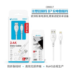 UNICO - CB9017 – Cable de Datos USB-A a Lightning 2M 2.4A – Carga I...