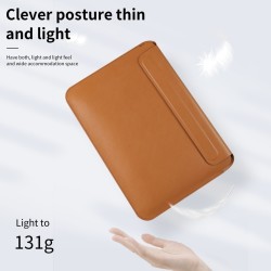 Funda de piel portátil para MacBook 15" uso doble como alfombrilla ...