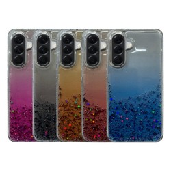 Funda degradada con glitter diseño brillante con protección flexibl...