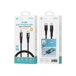 UNICO - CB9169 – Cable de Carga Rápida USB-C a Lightning 1M 20W 3A