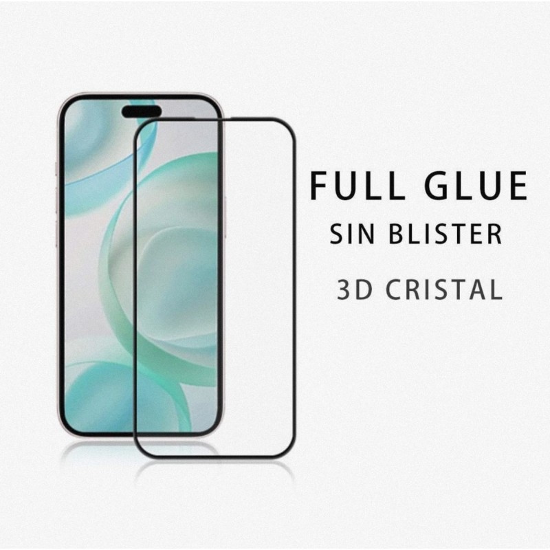 SIN BLISTER – Cristal Full Glue metalizado para iPhone X–14 Series ... SIN BLISTER – Cristal Full Glue metalizado para iPhone X–14 Series ...
