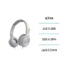 UNICO - HP1840 – Auriculares con cable, micrófono y diseño ajustable