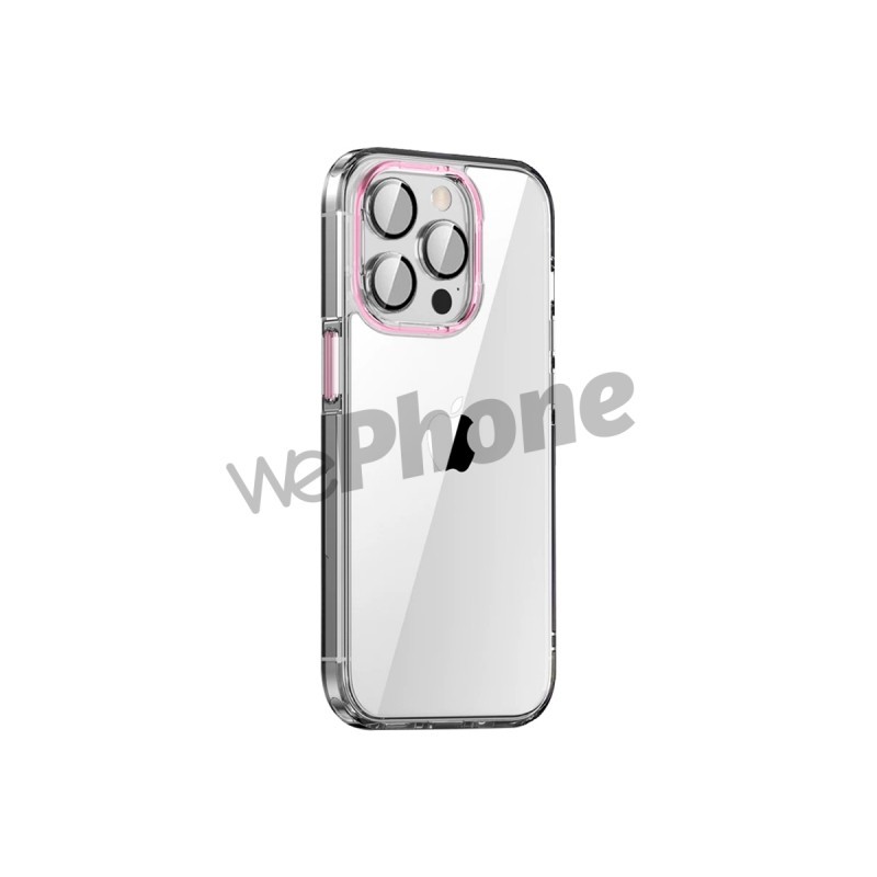 Funda Transparente Cubre Camara de Colores iPhone 16 | Wephone Mayorista