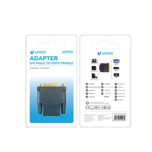 Adaptador DVI Macho a HDTV Hembra – Resolución 1080P