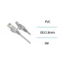 Cable Ethernet CAT.6 de 3M - Alta Velocidad 1000Mbps