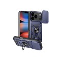 Funda Armadura con Tapa Deslizante iPhone 17 Pro Max Cámara y Anillo | Wephone Mayorista