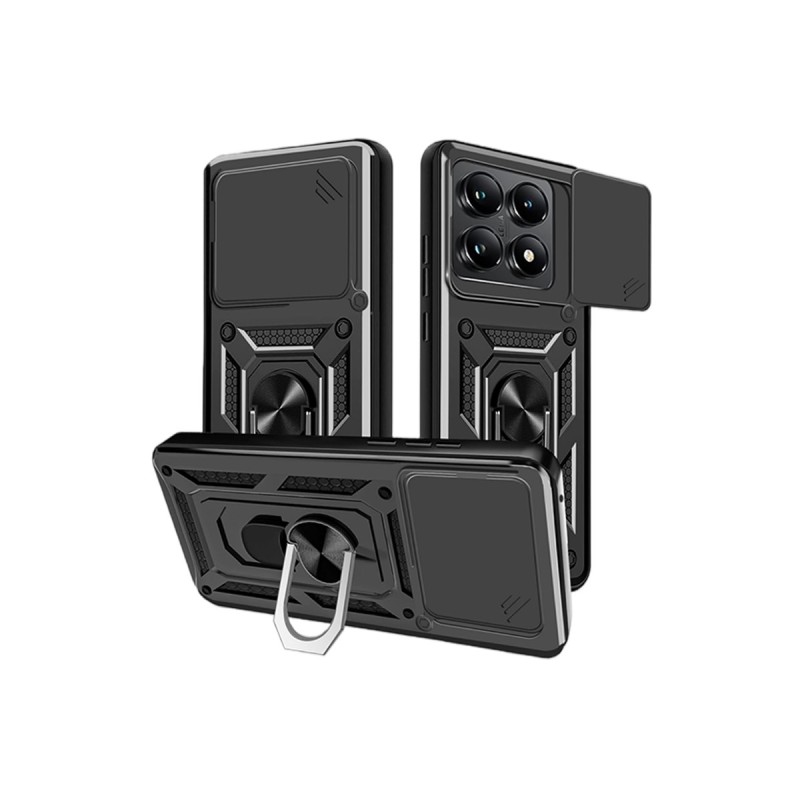 Funda Armadura con Tapa Deslizante para Xiaomi Mi 14T Pro Funda Armadura con Tapa Deslizante para Xiaomi Mi 14T Pro