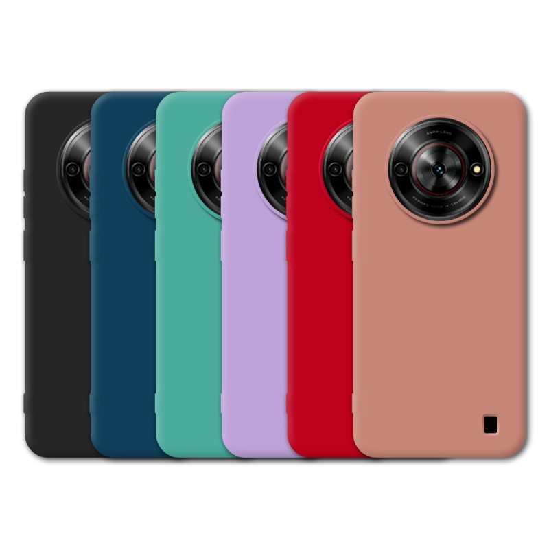 Funda Tipo Original ZTE A73 5G de goma suave | Wephone Mayorista