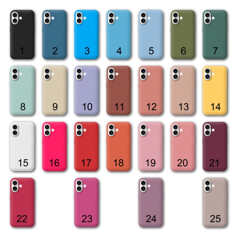 Funda iPhone 17 Ultrasuave de Silicona Líquida | Wephone Mayorista