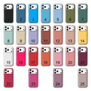 Funda iPhone 17 Pro Max Ultrasuave de Silicona Líquida | Wephone Mayorista
