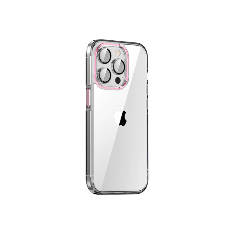 Funda Transparente Cubre Camara de Colores iPhone 14 Pro Max | Wephone Mayorista