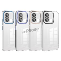 Funda Transparente Cubre Camara de Colores Redmi 14C | Wephone Mayorista