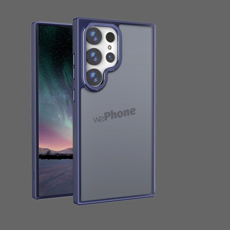 Funda Mate Metal Samsung S24 Ultra Marco Metálico Antihuellas | Wephone Mayorista