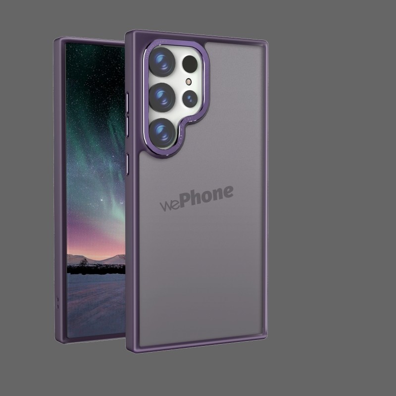 Funda Mate Metal Samsung S24 Ultra Marco Metálico Antihuellas | Wephone Mayorista