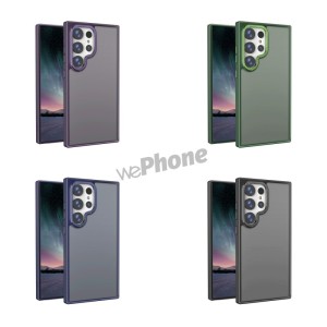 Funda Mate Metal Samsung S24 Ultra Marco Metálico Antihuellas | Wephone Mayorista