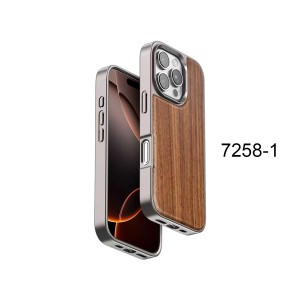 Funda Madera Auténtica MagSafe iPhone 16 Pro Max– Elegancia Premium 👌