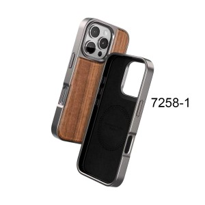 Funda Madera Auténtica MagSafe iPhone 16 Pro Max– Elegancia Premium 👌