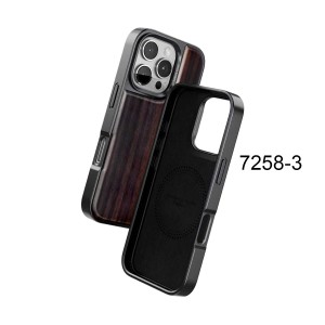 Funda Madera Auténtica MagSafe iPhone 16 Pro Max– Elegancia Premium 👌
