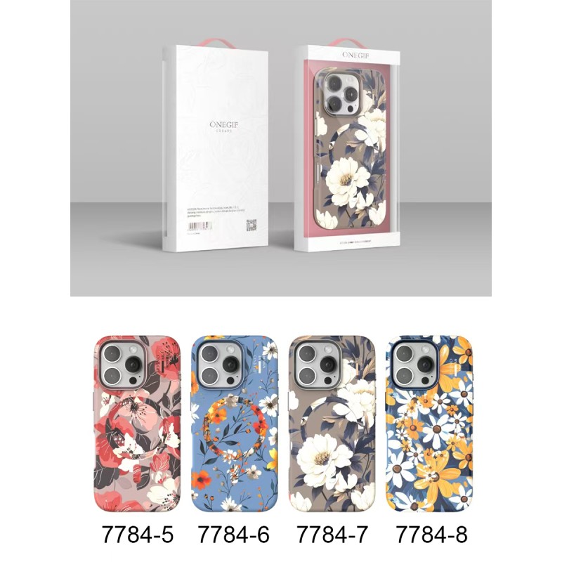 Funda Floral Premium MagSafe iPhone 16 Pro | Wephone Mayorista Funda Floral Premium MagSafe iPhone 16 Pro | Wephone Mayorista