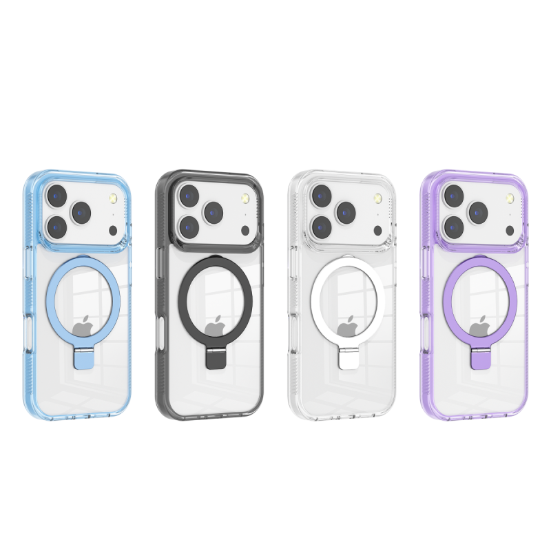 Funda Gstyle Transparente Con Soporte iPhone 17 Pro Max Funda Gstyle Transparente Con Soporte iPhone 17 Pro Max