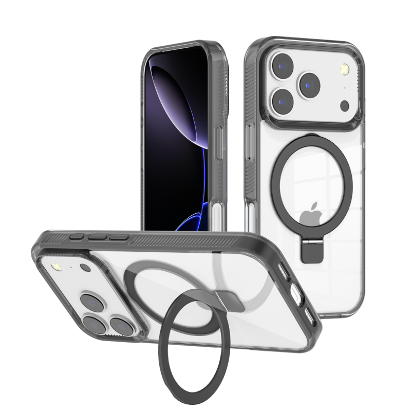 Funda Gstyle Transparente Con Soporte iPhone 17 Pro Max