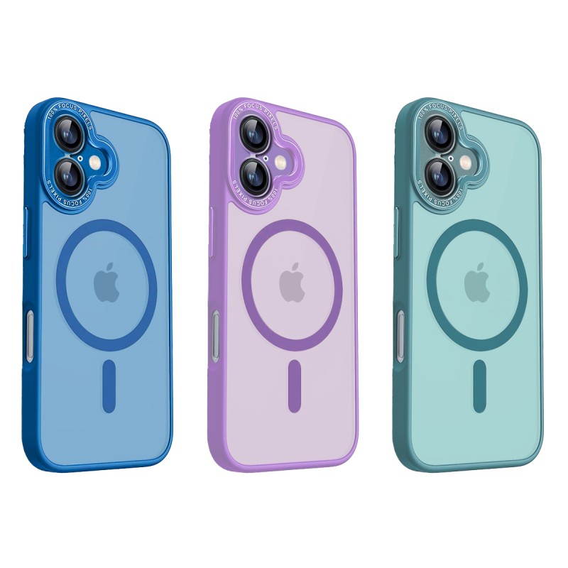 Funda Mate Magsafe Cubre Cámara iPhone 16 | Wephone Mayorista Funda Mate Magsafe Cubre Cámara iPhone 16 | Wephone Mayorista