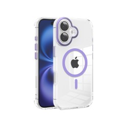 Funda Magsafe Transparente Cubre Camara de Colores iPhone 16 | Wephone Mayorista