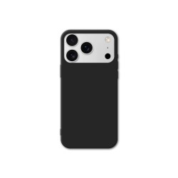 Funda Silicona de Gel iPhone 17 Pro Max - Color Negro TPU | Wephone Mayorista