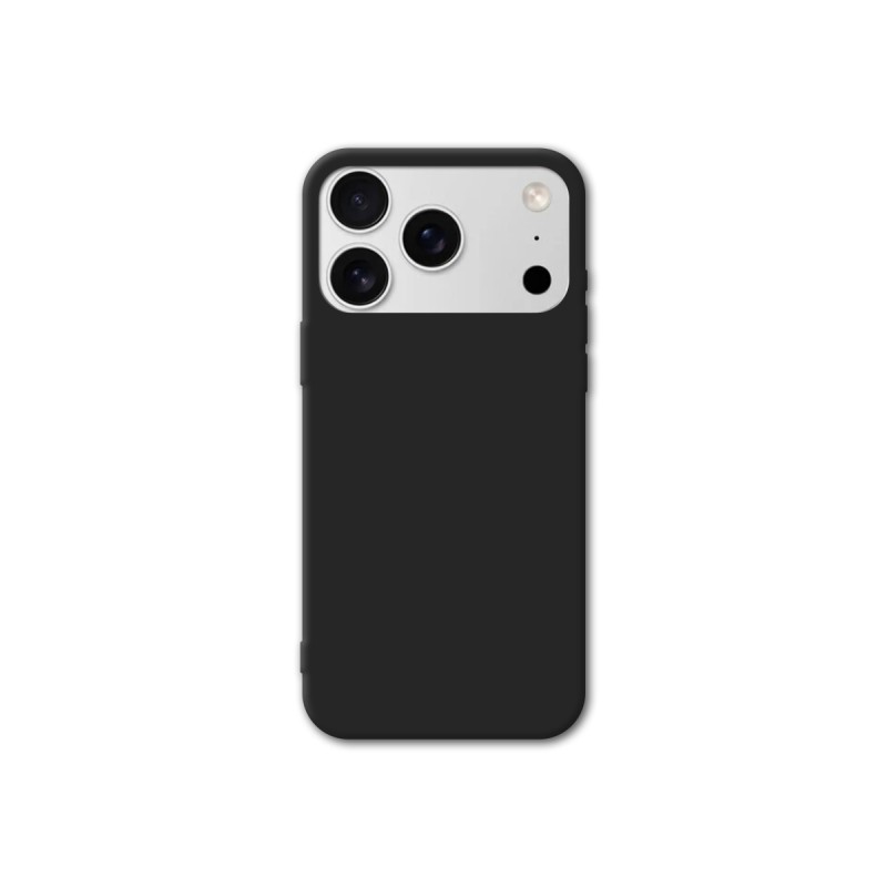 Funda Silicona de Gel iPhone 17 Pro Max - Color Negro TPU | Wephone Mayorista Funda Silicona de Gel iPhone 17 Pro Max - Color Negro TPU | Wephone Mayorista