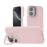 Funda Efecto Cristal Brillante iPhone 16  con Soporte | Wephone Mayorista