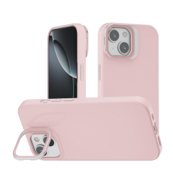 Funda Efecto Cristal Brillante iPhone 13 y iPhone 14  con Soporte | Wephone Mayorista