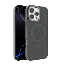 Funda Transparente Magnética iPhone 16 Pro (Borde Metálico) | Wephone Mayorista