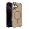 Funda Transparente Magnética iPhone 16 (Borde Metálico) | Wephone Mayorista