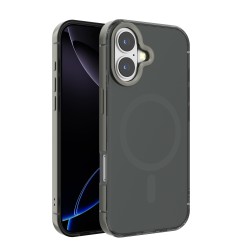 Funda Transparente Magnética iPhone 16 (Borde Metálico) | Wephone Mayorista
