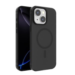 Funda Transparente Magnética iPhone 15 (Borde Metálico) | Wephone Mayorista