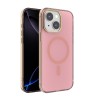 Funda Transparente Magnética iPhone 15 (Borde Metálico) | Wephone Mayorista