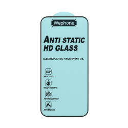 Cristal Templado Full Glue iPhone 15 Pro alta resistencia | Wephone Mayorista