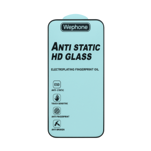 Cristal Templado Full Glue iPhone 15 Pro Max alta resistencia | Wephone Mayorista