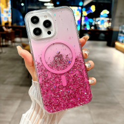 Funda Glitter Degradado iPhone con MagSafe | Wephone Mayorista