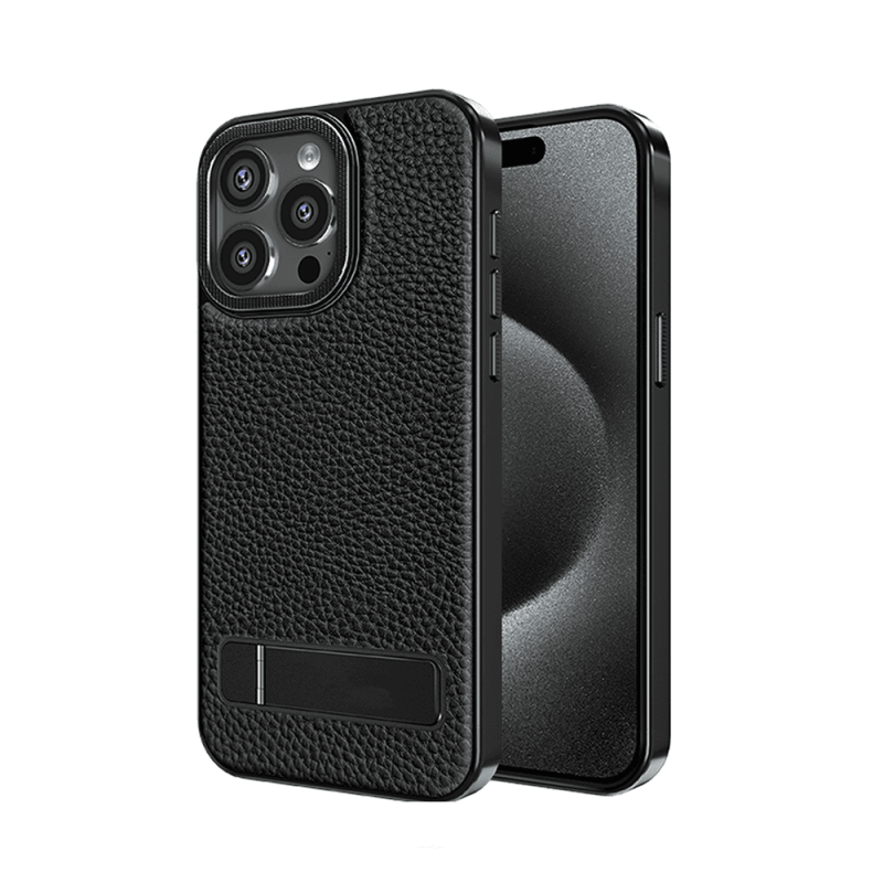 Funda de Cuero con Soporte para iPhone | Ref. 8156 | WePhone Mayorista