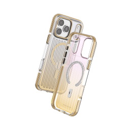 Funda Puloka Rayas Verticales Transparente Degradado con MagSafe para iPhone